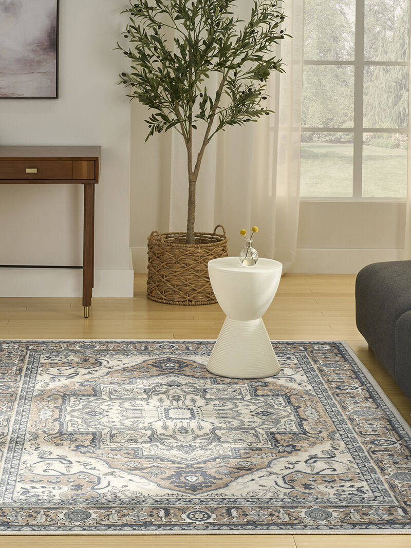 Quarry QUA18 Ivory/Taupe 6' x 9' Rug