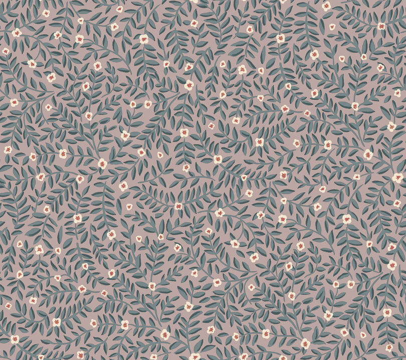 Elodie Lavender Petite Floral Premium Peel + Stick Wallpaper