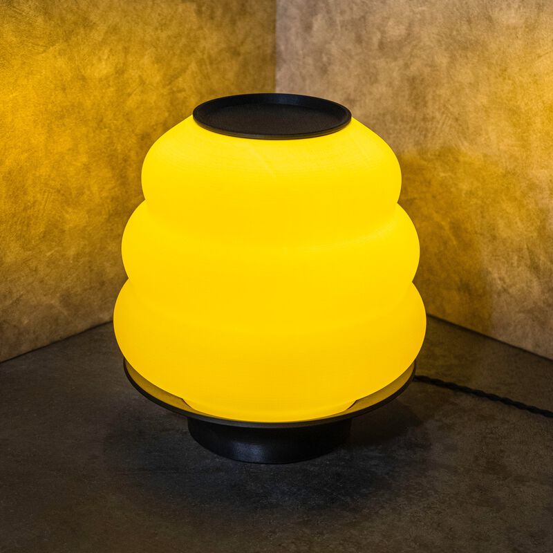 Honey Pot Minimalist Classic Plant-Based PLA 3D Printed Dimmable LED Table Lamp
