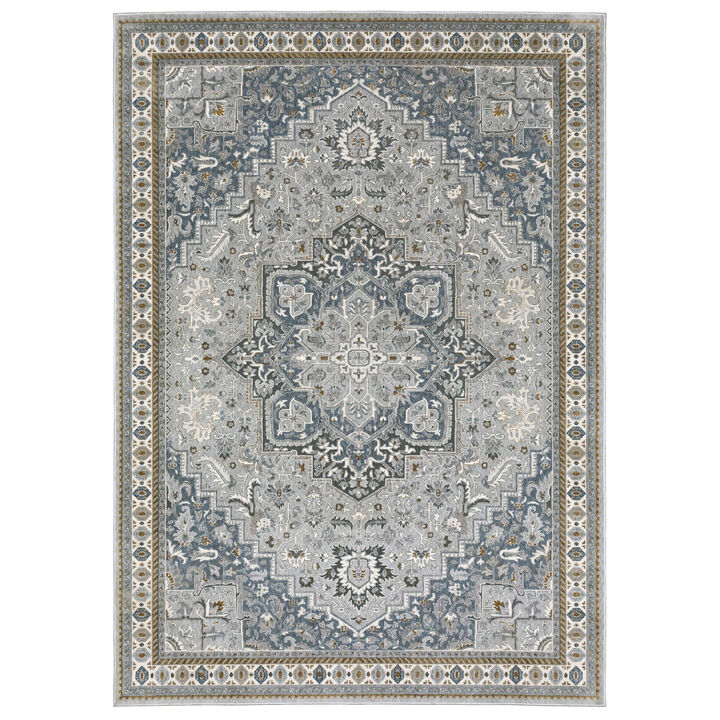 HomeRoots Medallion Area Rug