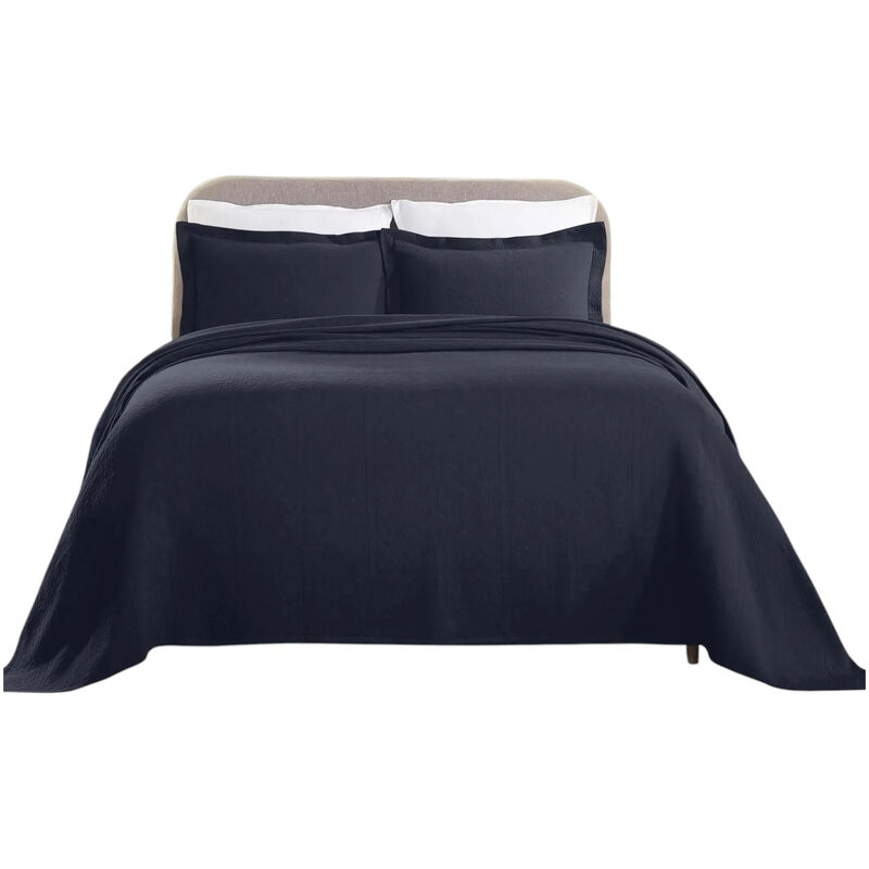 Lightweight Cotton Matelasse Bedspread and Shams Set for Bedroom image number 2