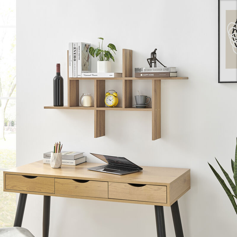 Dual-Orientation Cantilever Wall Shelf