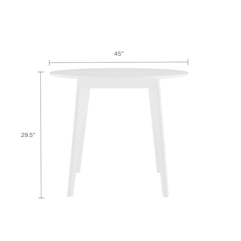 Modway - Vision 45" Round Dining Table White