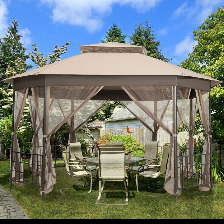 10 x 12 feet Octagonal Patio Gazebo