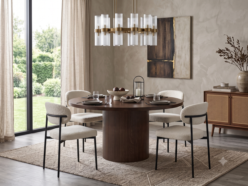 Modern 60" Dining Table image number 1