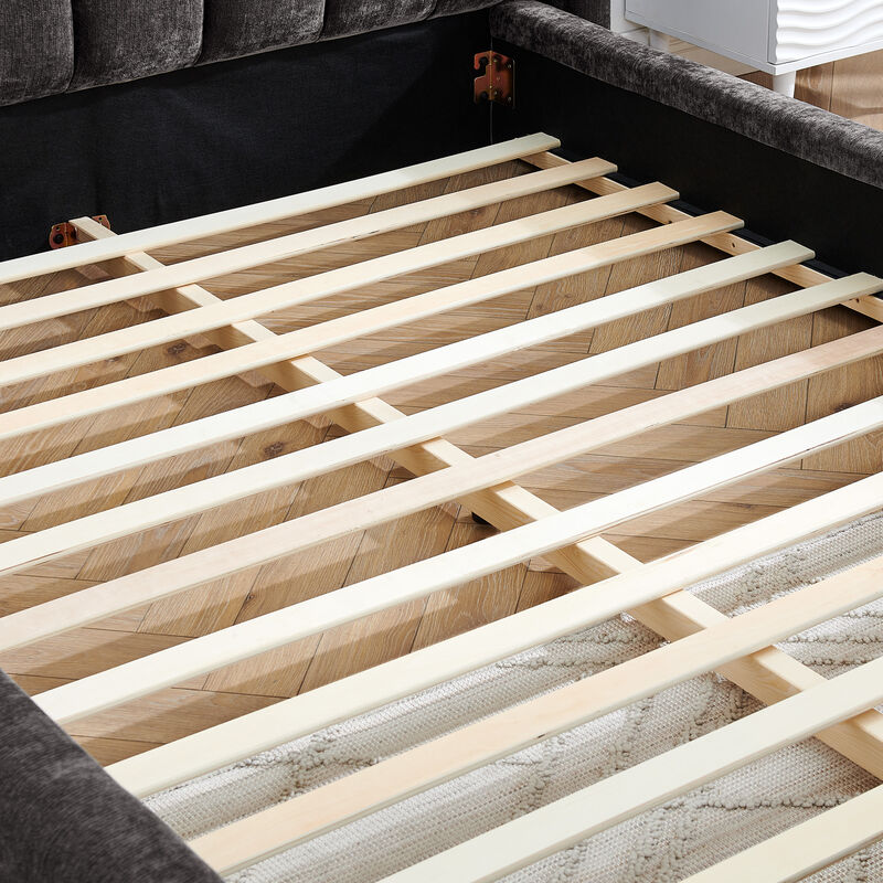 TATEUS Upholstered Platform Bed image number 4