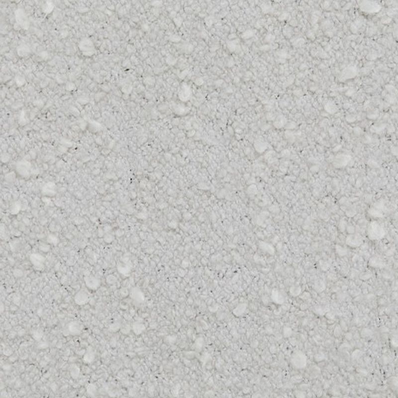 Storage Ottoman, 18 Inch, Removable Top, Polyester Upholstery, White - Benzara