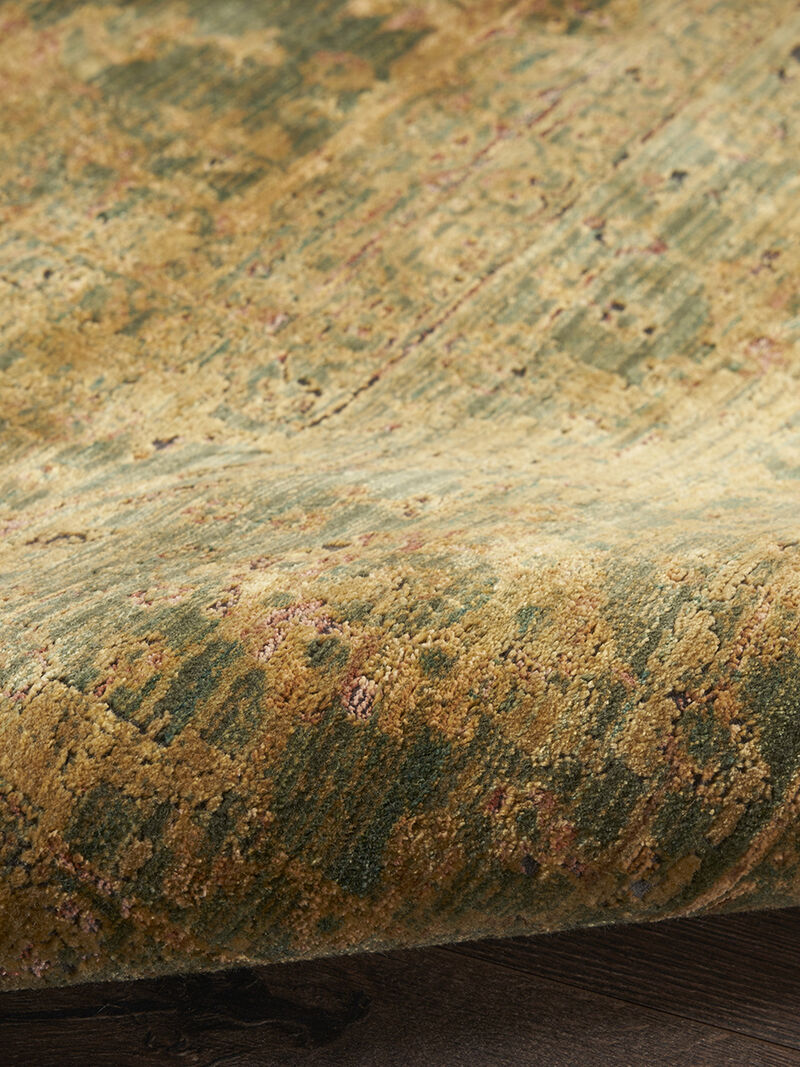 Luxurious LRS01 Olive 8'6" x 11'6" Rug