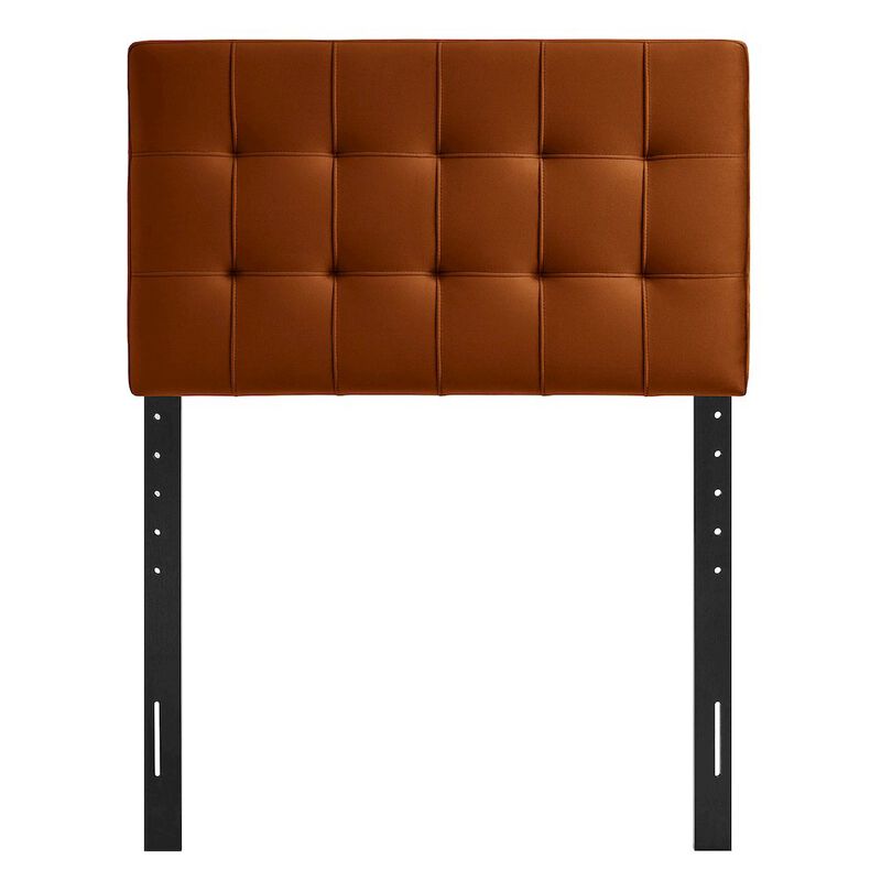 Lily Stain-Resistant Performance Velvet Twin Size Headboard image number 3