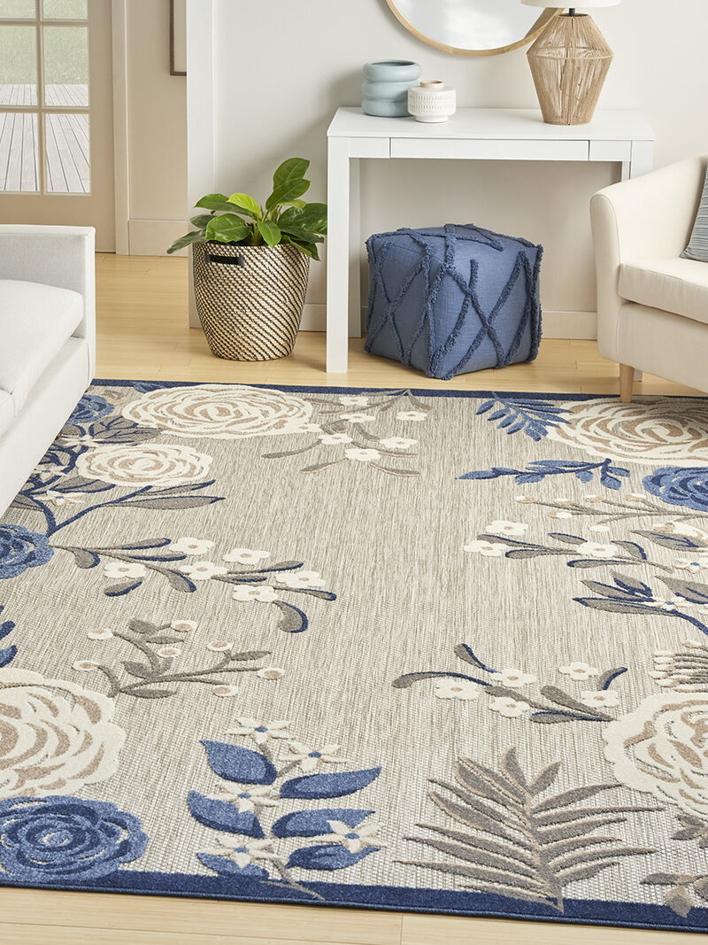 Aloha ALH32 Blue/Gray 9' x 12' Rug