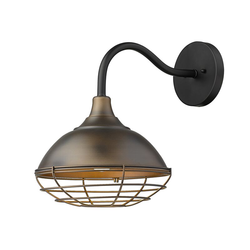 Hivvago Afton 1-Light Oil-Rubbed Bronze Wall Light