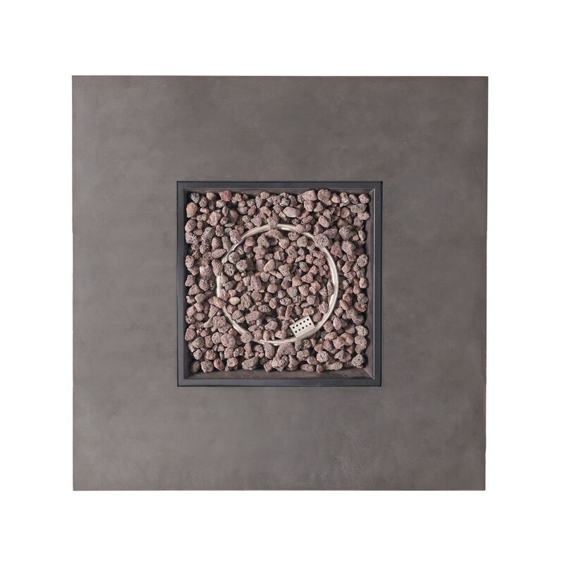 Christopher Knight Home Wellington Outdoor 50,000 BTU Square Iron Fire Pit Table image number 5