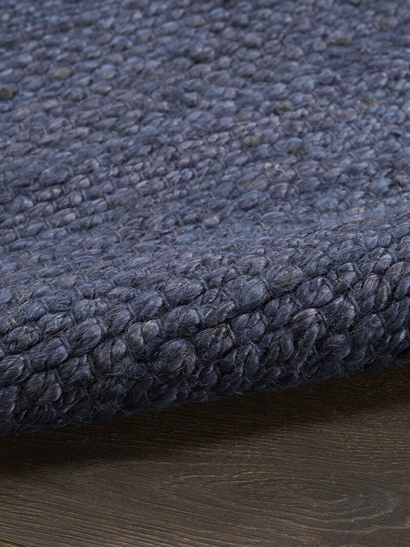 Natural Jute NJT01 Navy 4' x 6' Rug