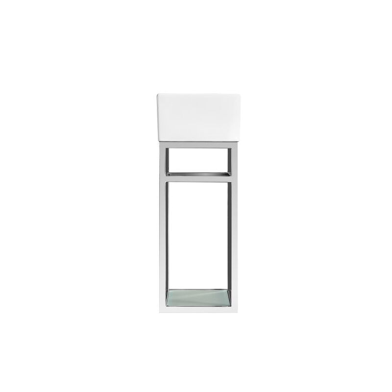 Pierre 19.5 Single, Metal Frame, Open Shelf, Bathroom Vanity image number 7