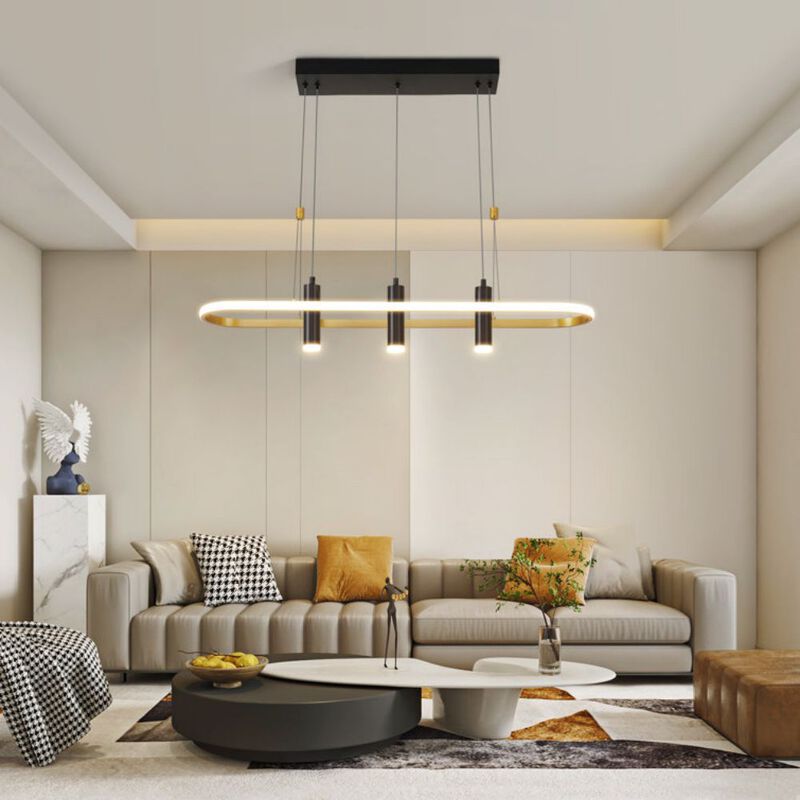 Dimmable LED Pendant Light &ndash; 4-Hanging Fixture for Kitchen & Island image number 3
