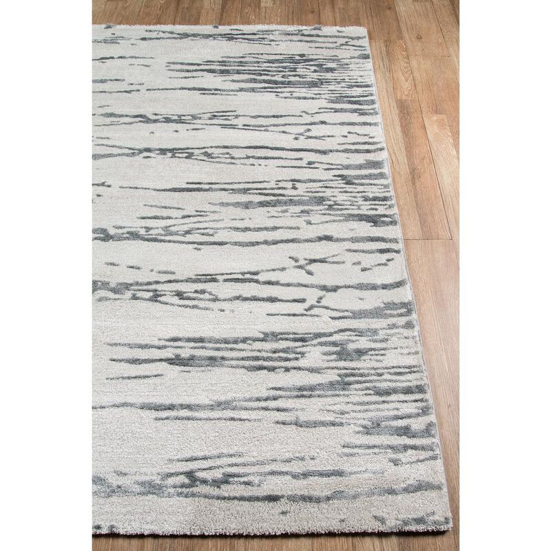 Momeni Modern Rectangle Area Rug, Grey, 2' X 3'