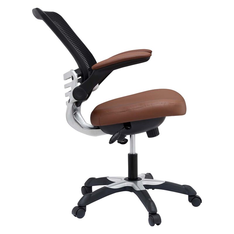 Modway Furniture - Edge Vinyl Office Chair image number 3