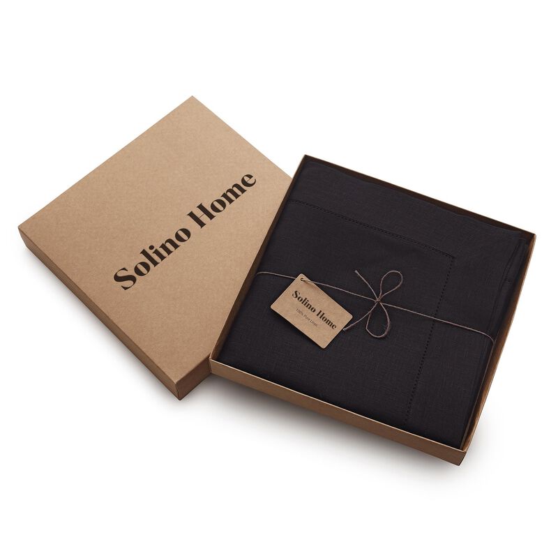 Christmas Linen Tablecloth - Classic Hemstitch, Solino Home