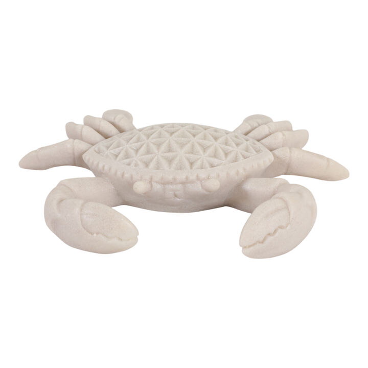 7x9x2 Resin Sand Crab Natural