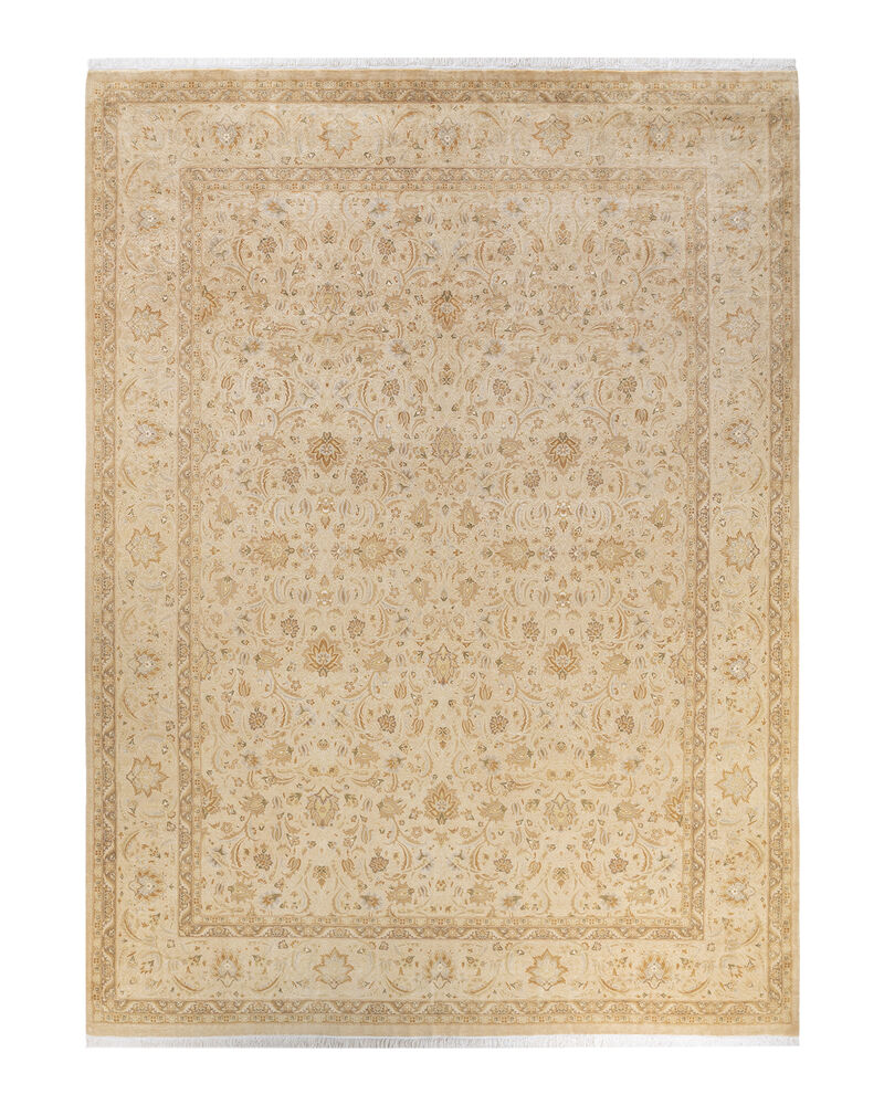 Mogul, One-of-a-Kind Hand-Knotted Area Rug  - Ivory, 9' 0" x 12' 2" image number 1