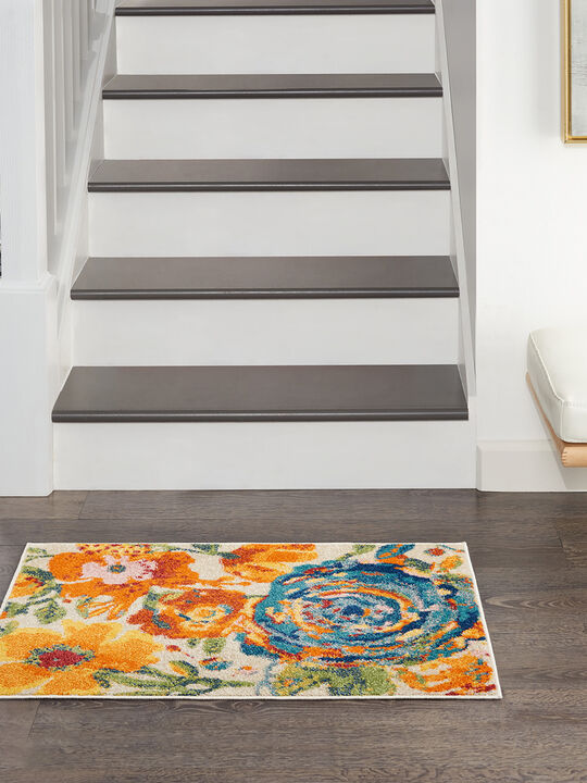 Allur ALR07 Ivory/Multicolor 2' x 3' Rug