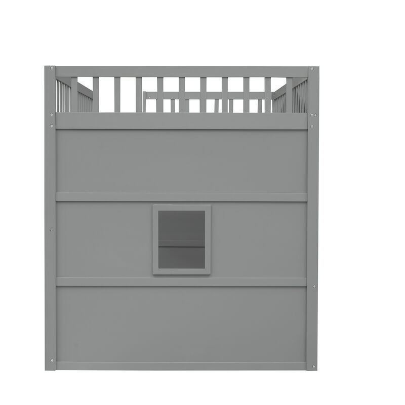 Merax House Loft Bed with Ladder