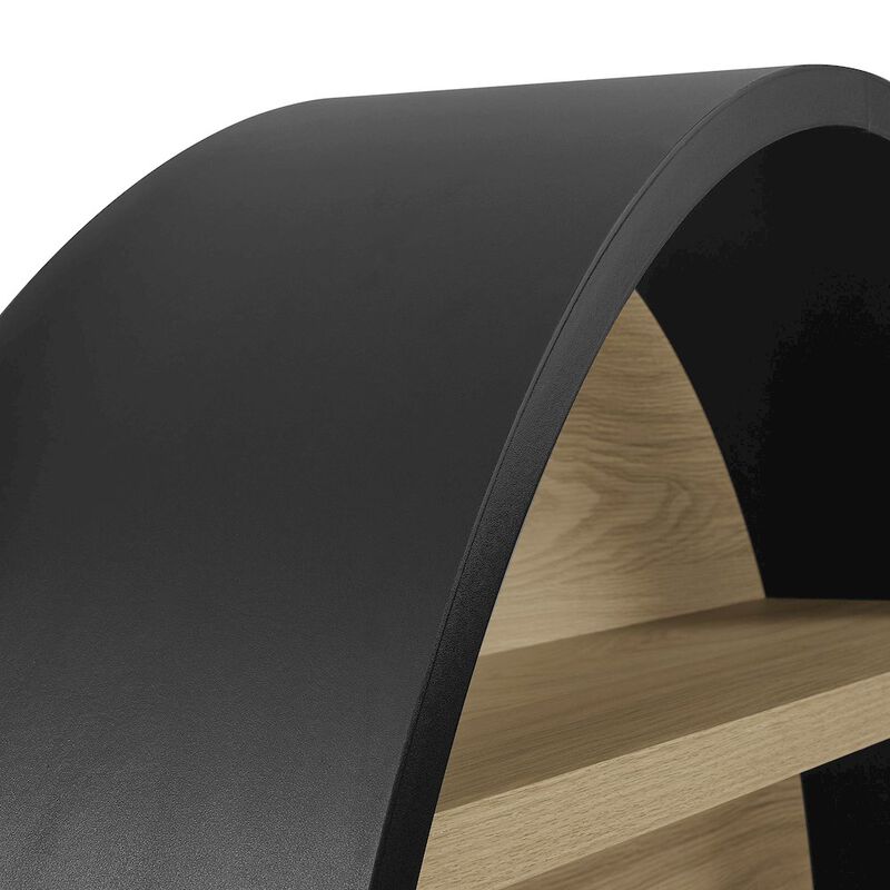 Romy 47" Round Wall Book Shelf image number 6