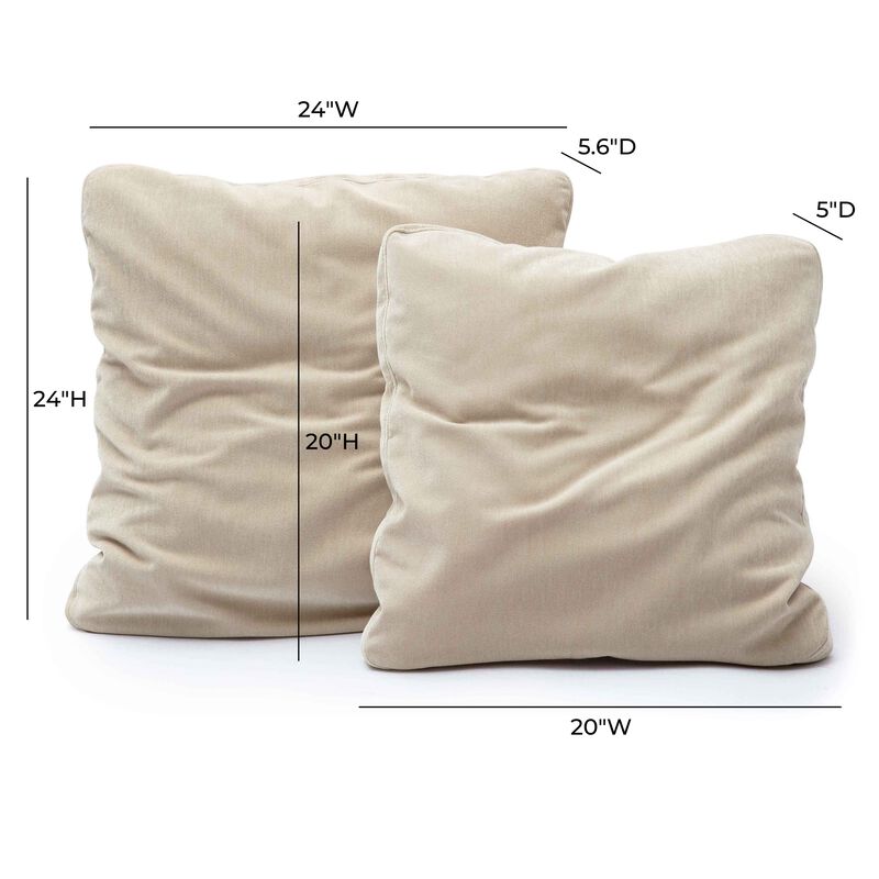 Tipsy Chenille Square Floppy Pillow