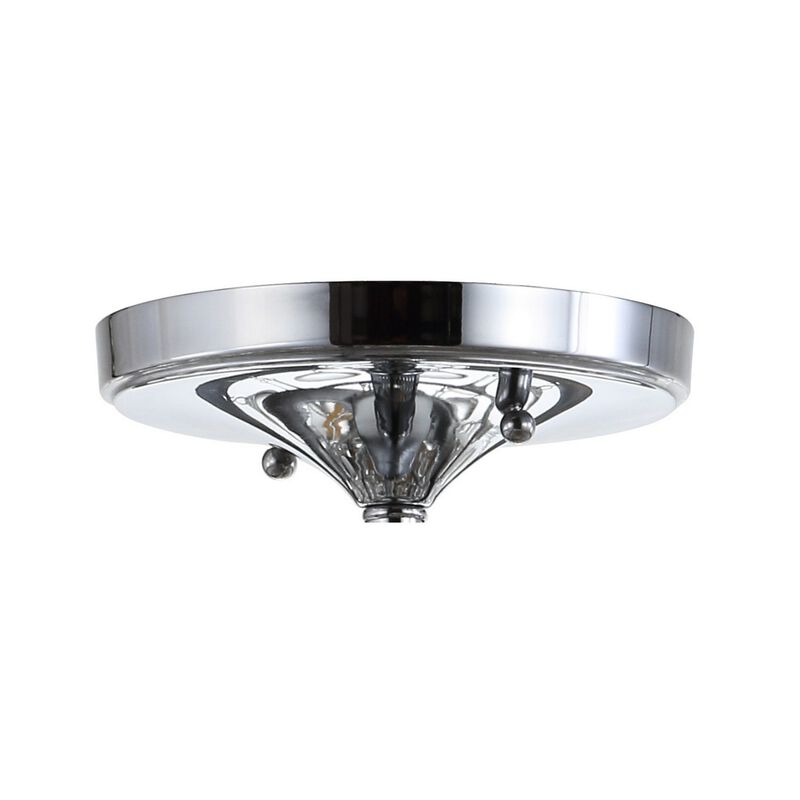 Toronto Metal/Crystal LED Flush Mount