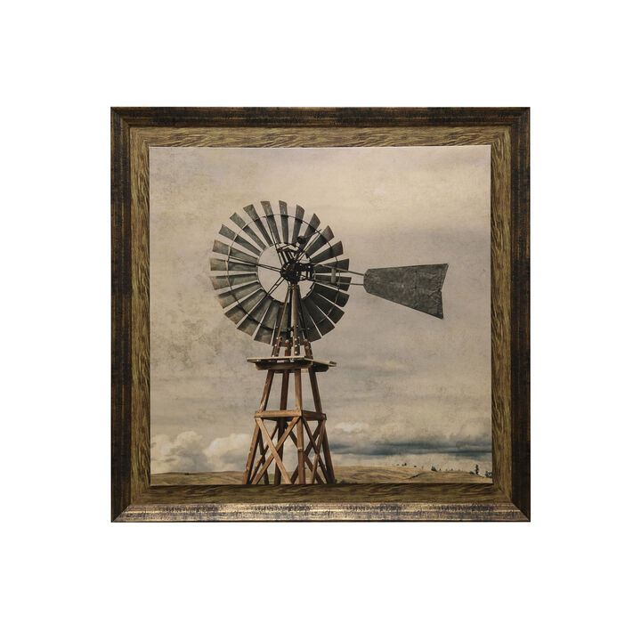 Oklahoma Windmill Framed Print