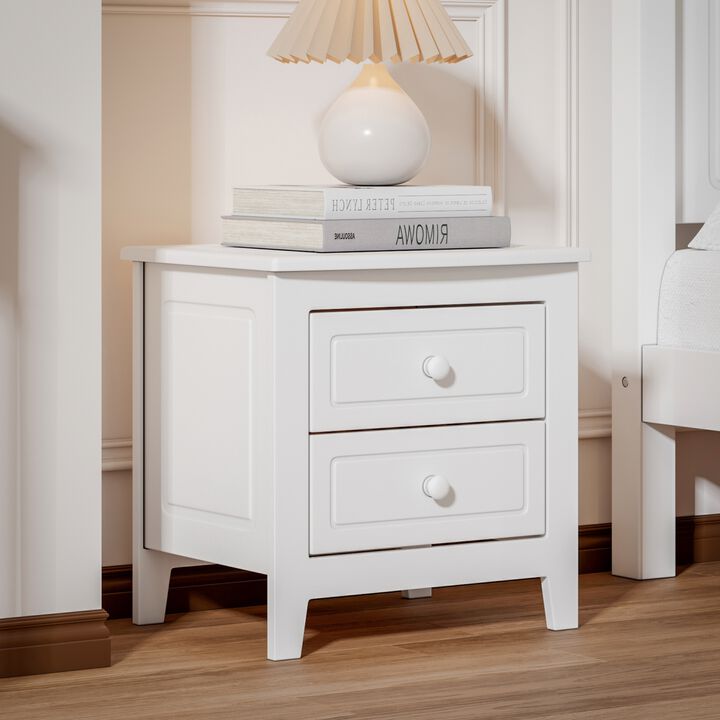 Sloswi 2‑Drawer Nightstand