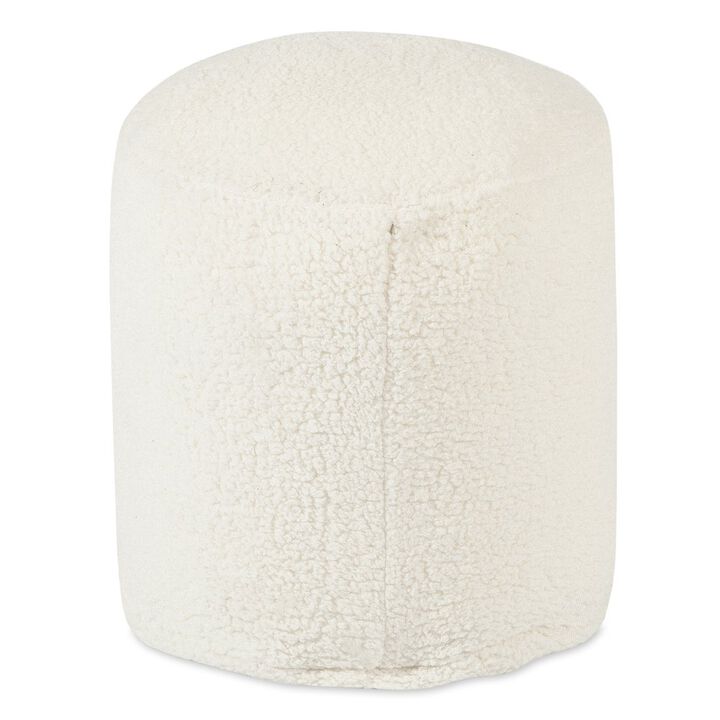Majestic Home Goods Pouf Sherpa Cream