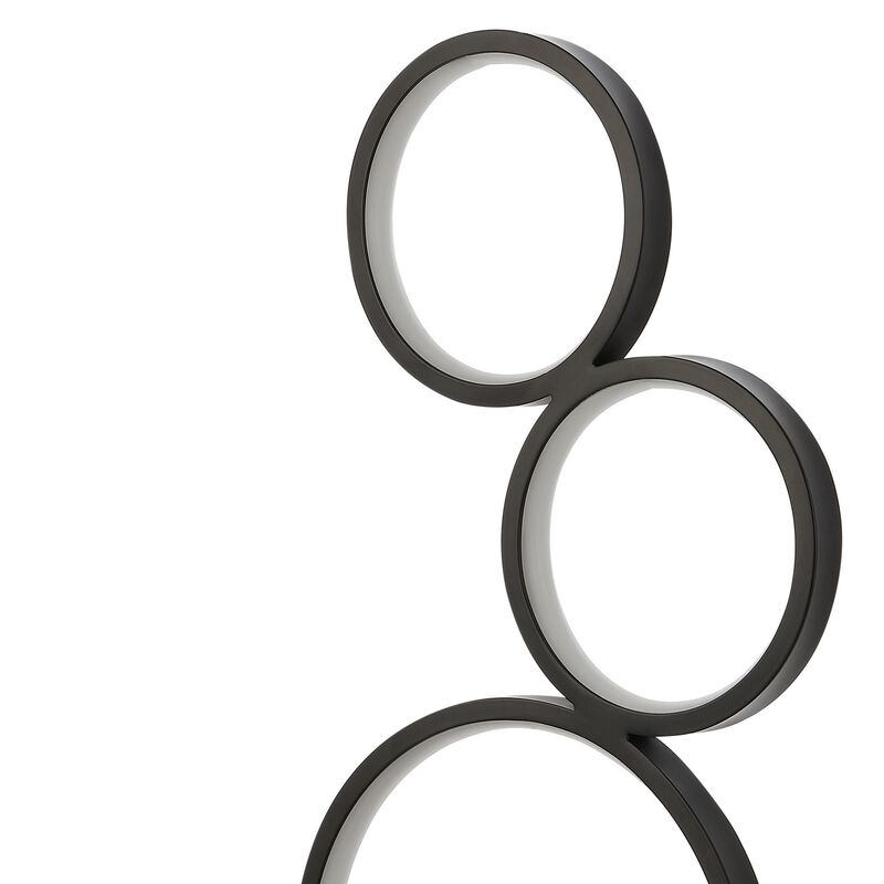 Juno 3-Light Bohemian Coastal Iron Integrated LED Table Lamp