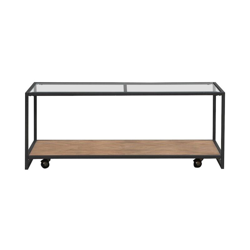 Liberty Furniture Bedford Cocktail Table for Living Room - Weathered Oak image number 0