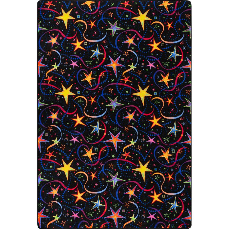 Joy Carpets Neon Lights Have A Blast Area Rug image number 0