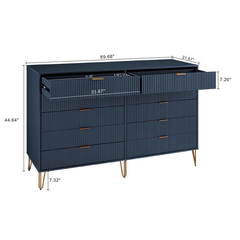 Dumbo Dresser in Blue