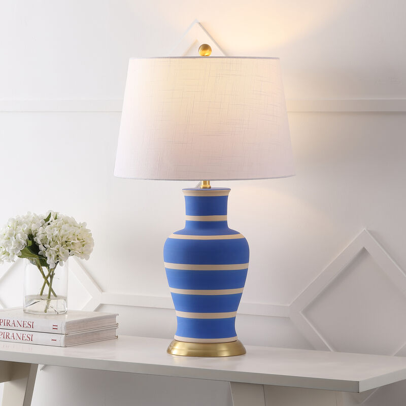 Julian Traditional Classic Ceramic Urn LED Table Lamp