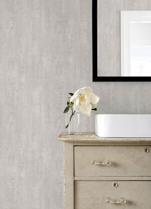 Soapstone Ivory Distressed Wallpaper