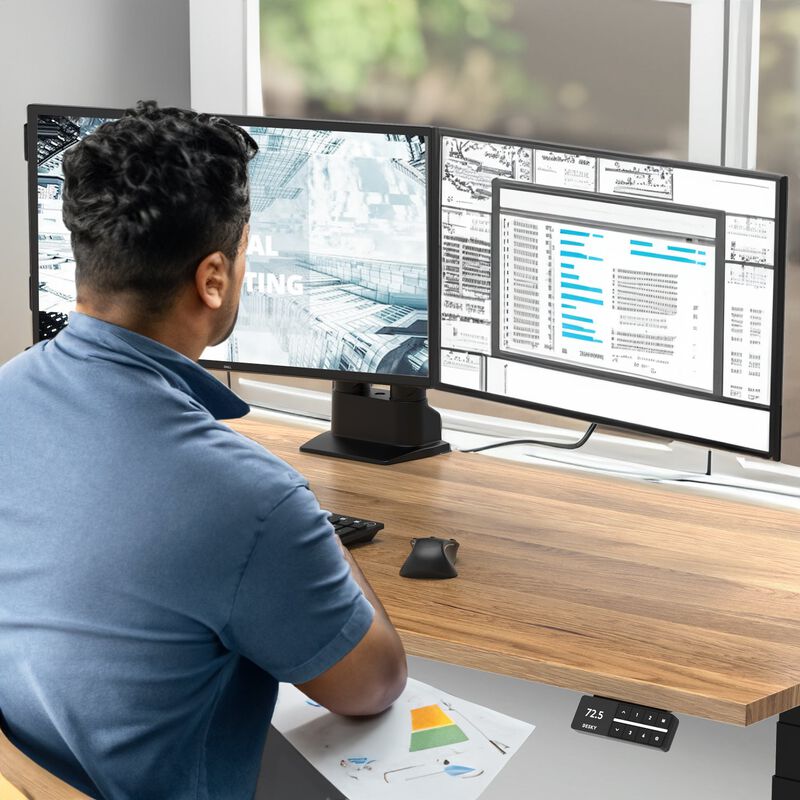 Desky Dual Monitor Arm image number 5