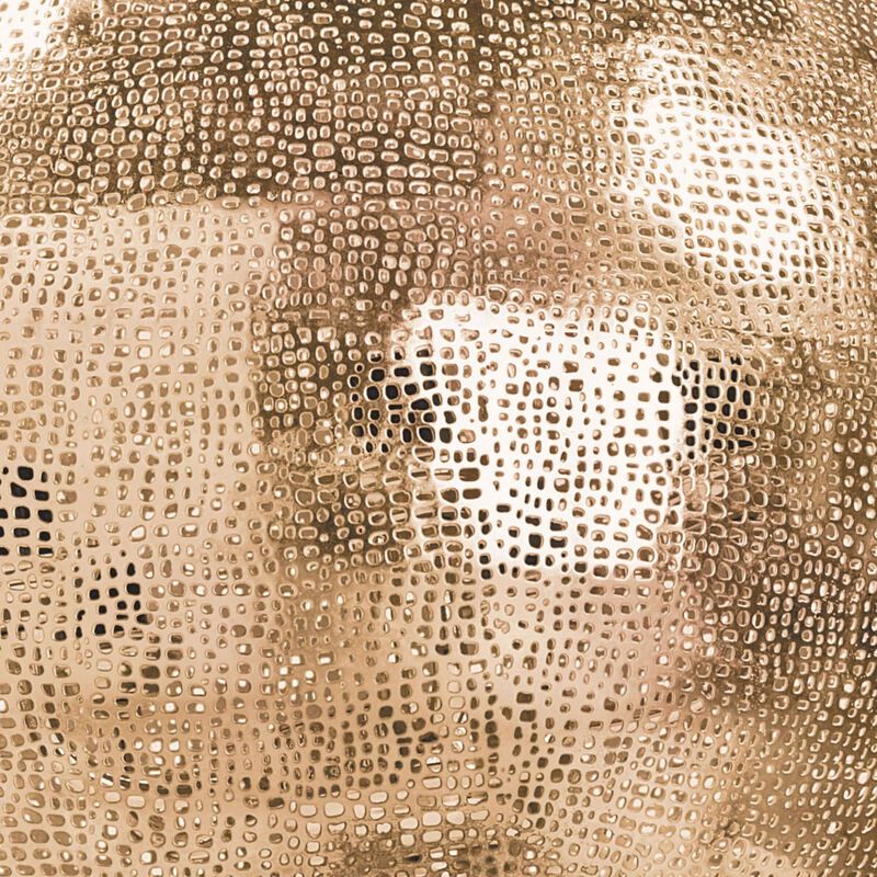 Pierced Metal Sphere Pendant