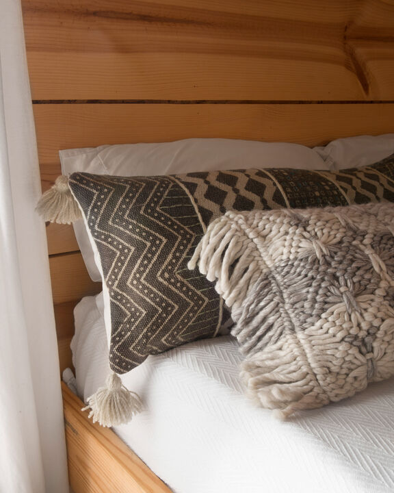 P0607 Grey/Multi 13"x35" Poly Pillow