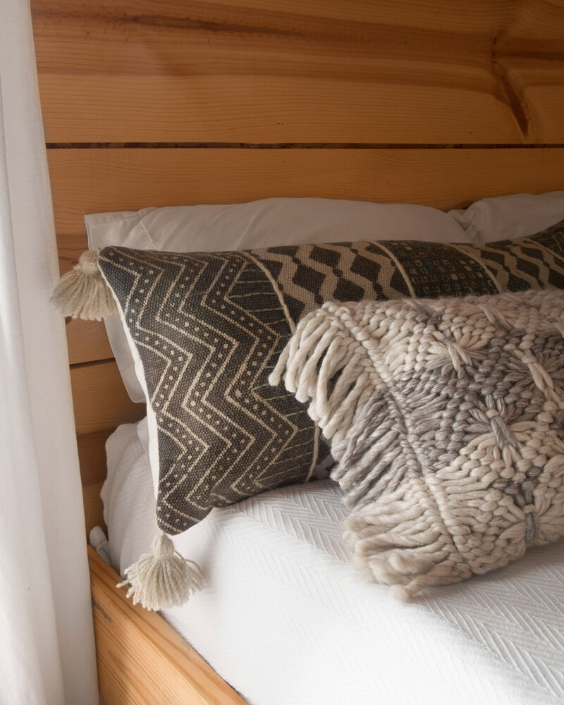 P0607 Grey/Multi 13"x35" Poly Pillow