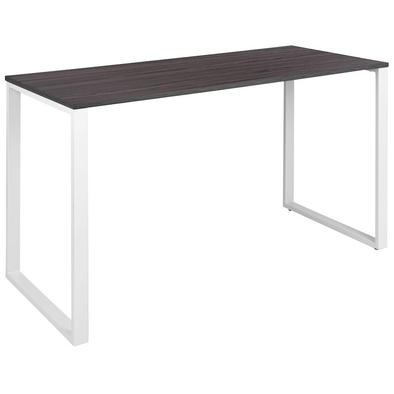 Flash Furniture Desk Industrial Style Computer Desk Sturdy Home Office Desk - 55"L - Rustic Gray image number 0