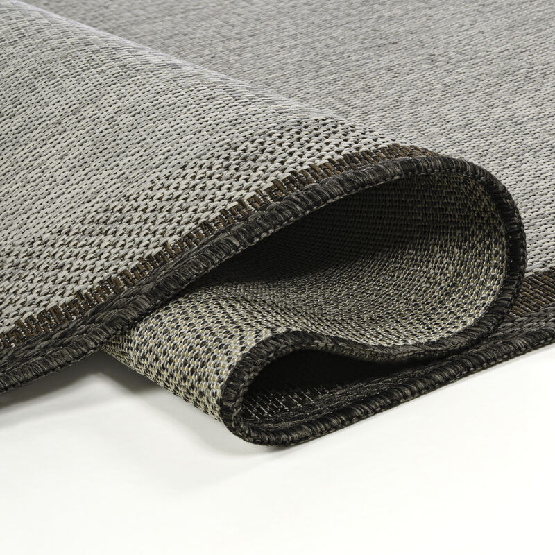 Wyatt Modern Rustic Abstract Indoor/Outdoor Shaped Area Rug