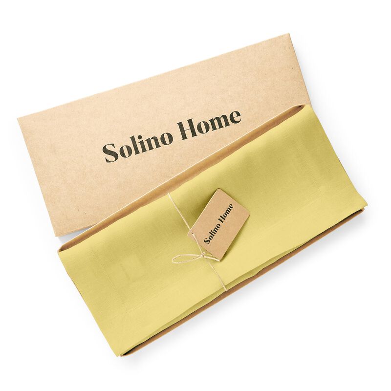Solino Home 100% Pure Linen Table Runner - Sonoma