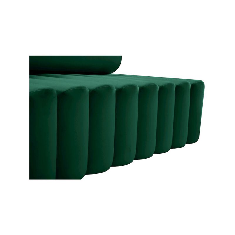 Meridian Furniture Melody Green Velvet Loveseat