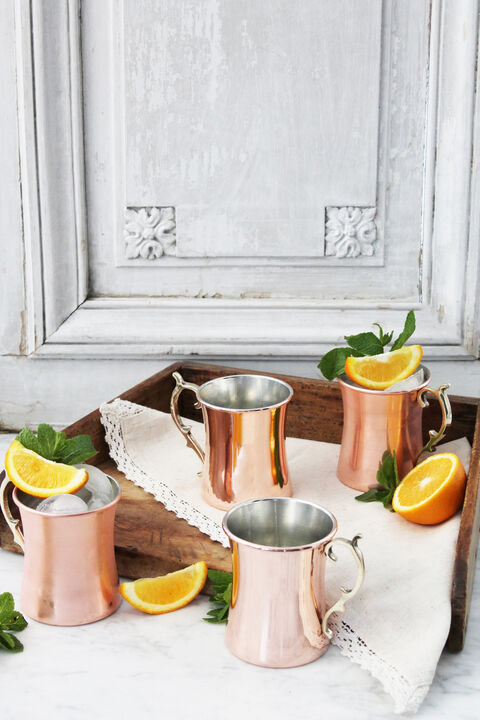 Coppermill Kitchen Vintage Inspired Cocktail Mug Set/4