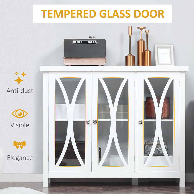 Compact Kitchen Storage Cabinet with Drawers and Cupboard Space