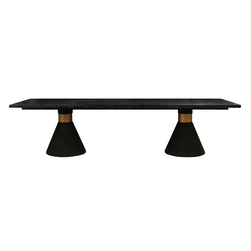 Rishi Black Rope Rectangular Table image number 2