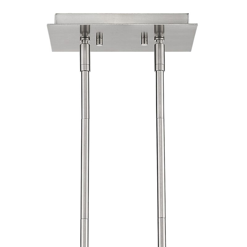 Hivvago Garner 4-Light Satin Nickel Island Pendant